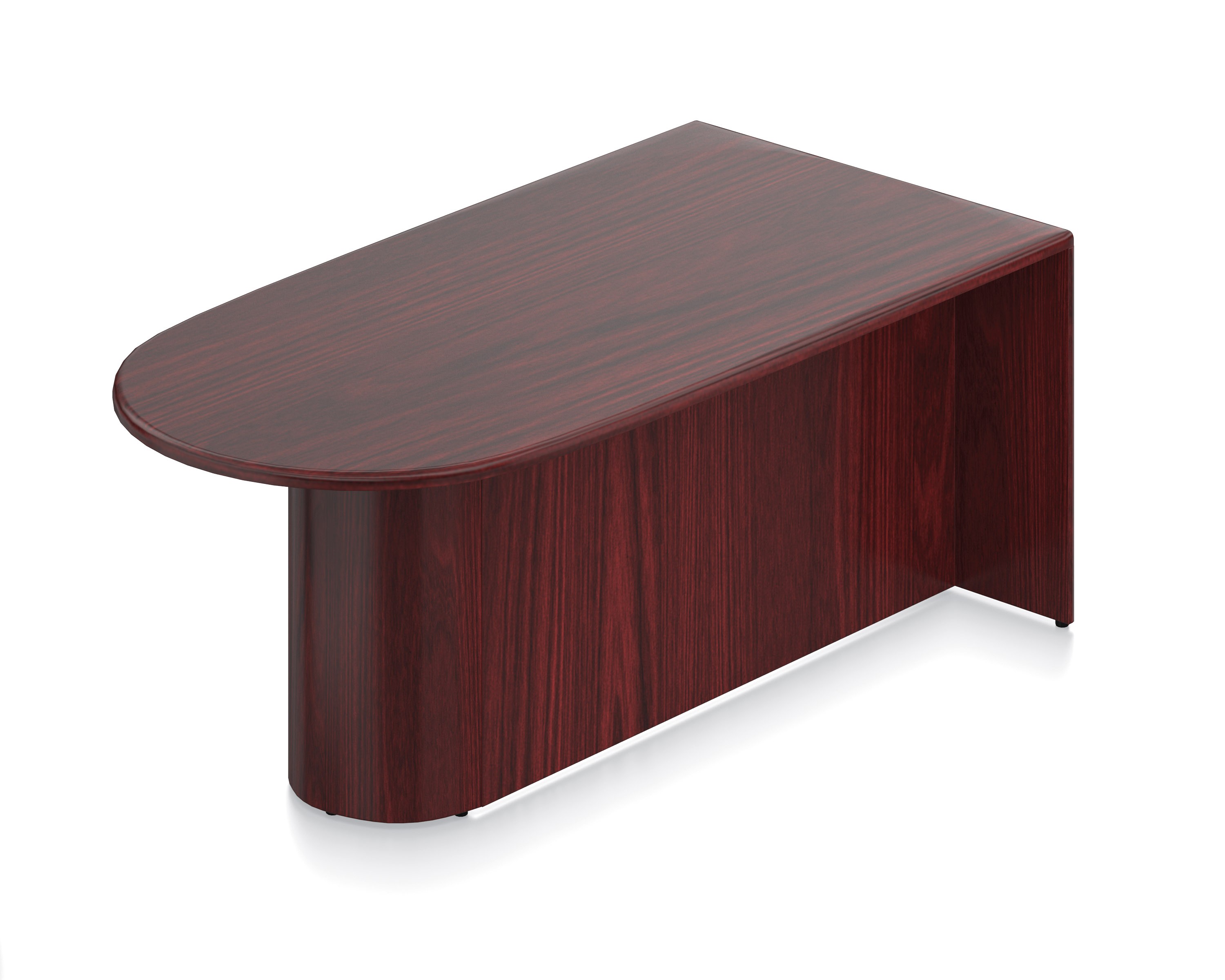 Margate Wood Veneer "D" Island-Full End Panel, Modesty Panel 