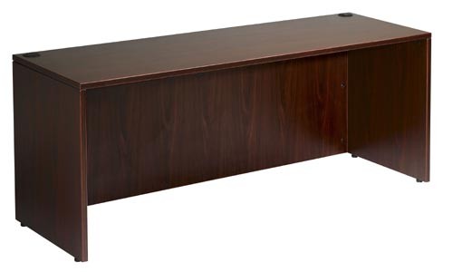 Boss Laminate Desk Shell 60 x 30 - Mahogany