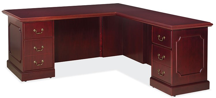 Abbey Collection L Group Workstation 72"