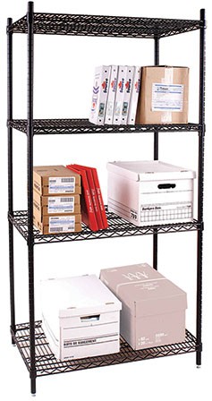 Wire Shelving Unit 36"Wx21Dx72"H