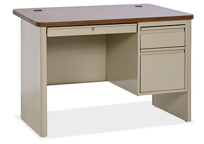 Series Heavy Duty Single Right 3/4 Pedestal Desk