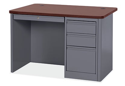 900 Series Steel Desk Single Right Full Pedestal Desk