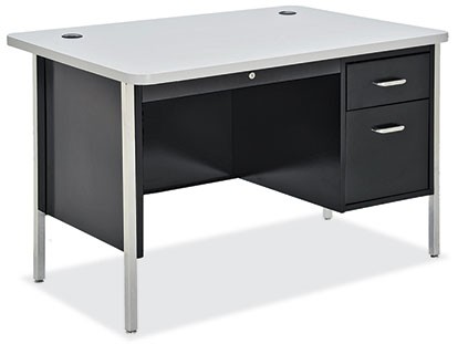 600 Series Steel - Teachers Desk Single Ped