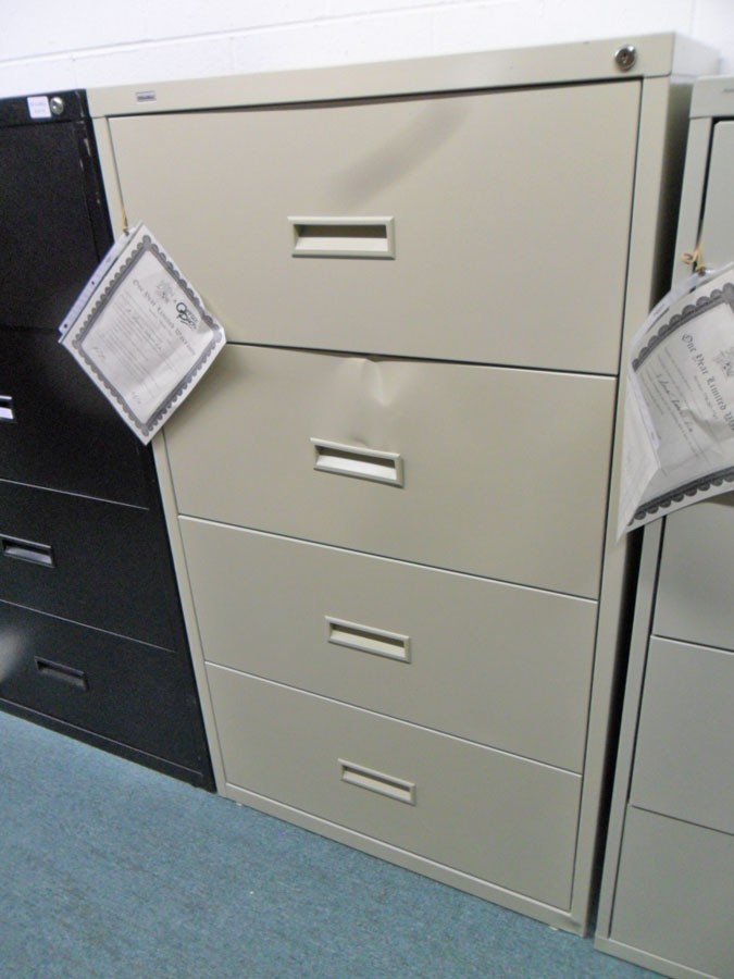 4 Drawer Lateral File Cabinet Putty