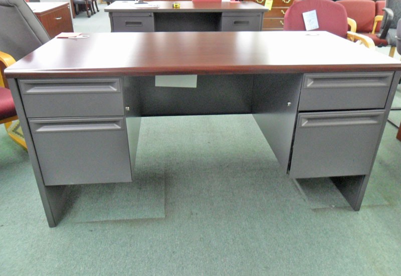 NEW HON 38000 Series Double Pedestal Office Desk H38155