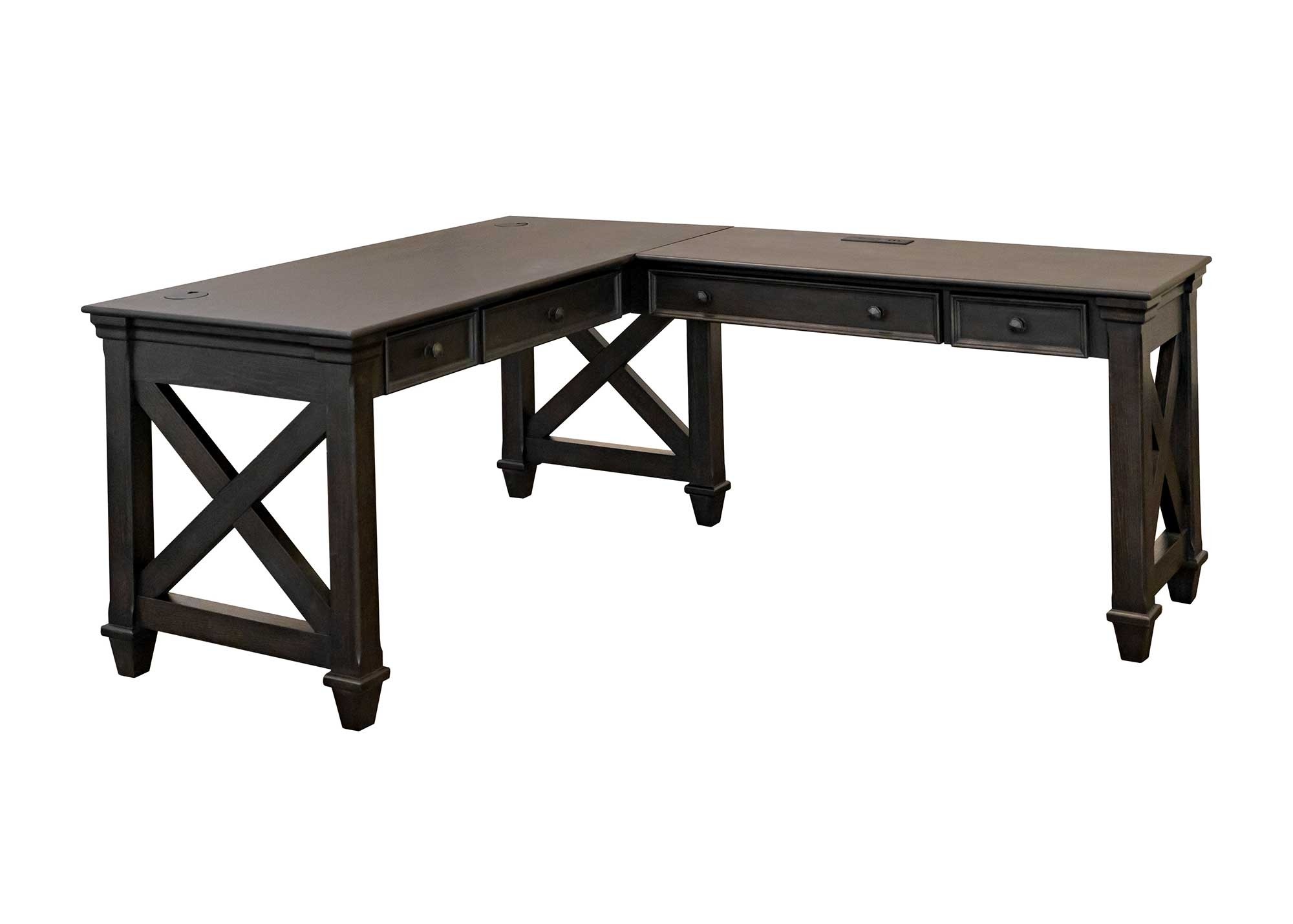 Kingston Open L Desk by Martin Furniture