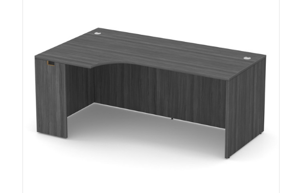 Performance Laminate Straight Front Desk with Left Corner Extension