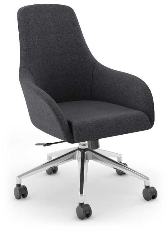 Element Ashlee Task Chair, Dark Gray