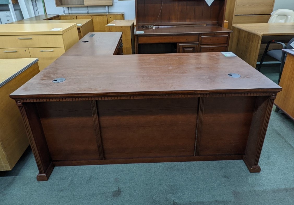 Martin Brand Oak L-Shaped Desk