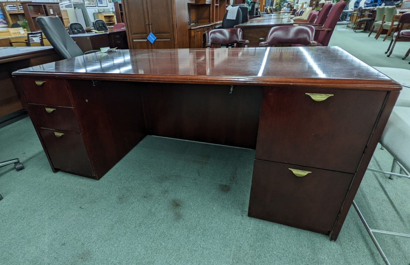 Used Double Pedestal Desk