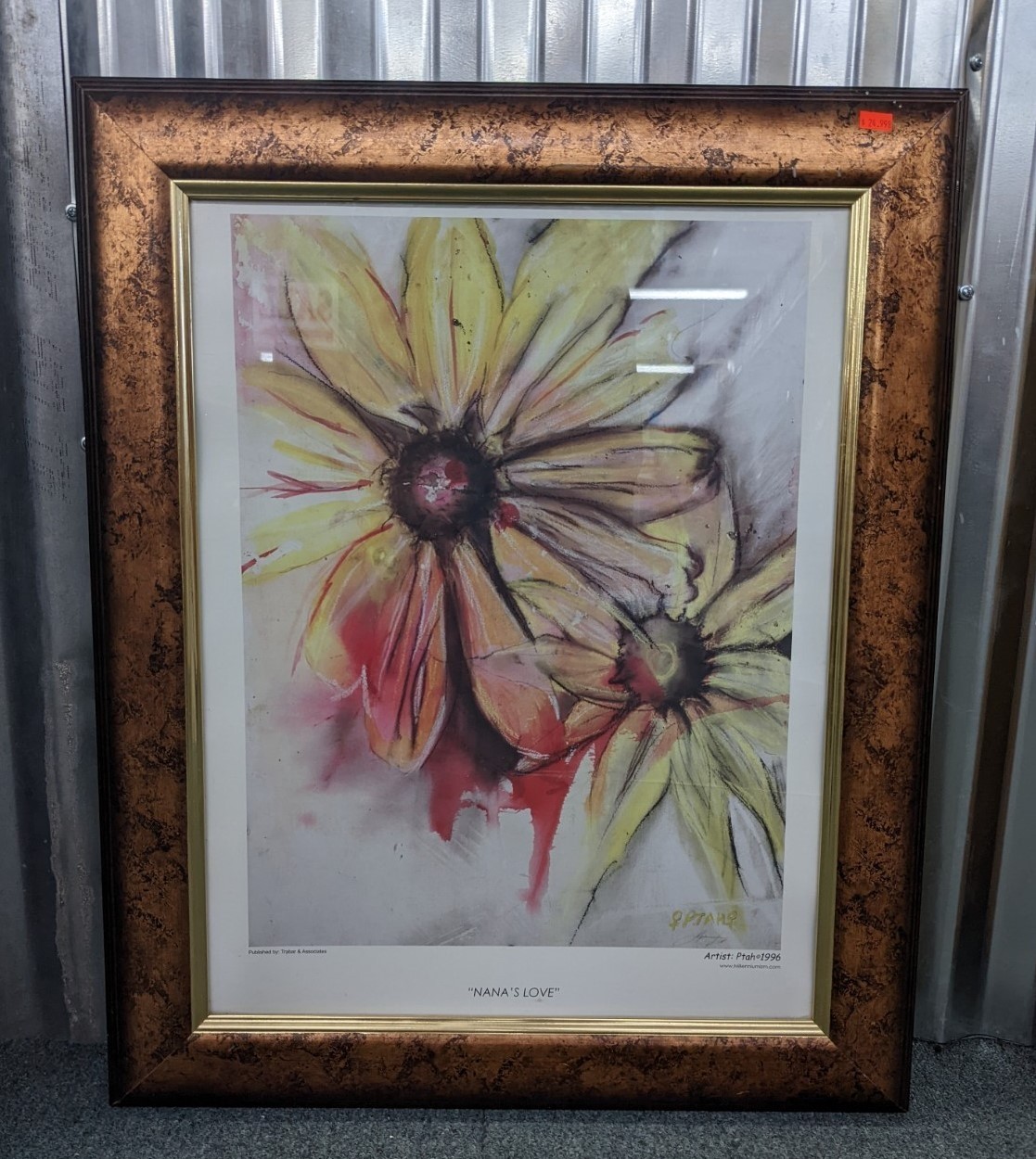 Used "Nana's Love"  with Daisies Framed Print by Ptah