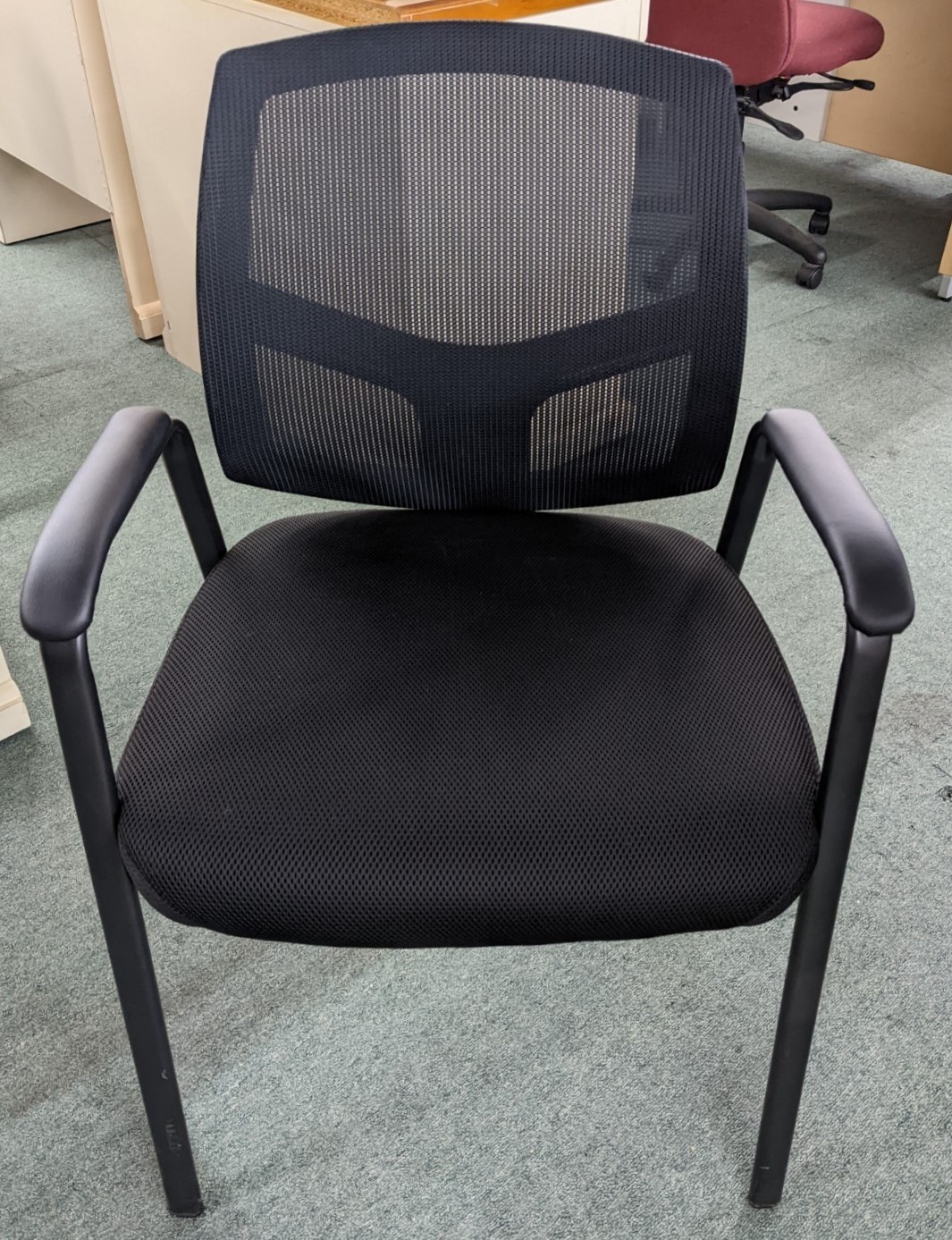 Black Mesh Guest Chair Office Pro's