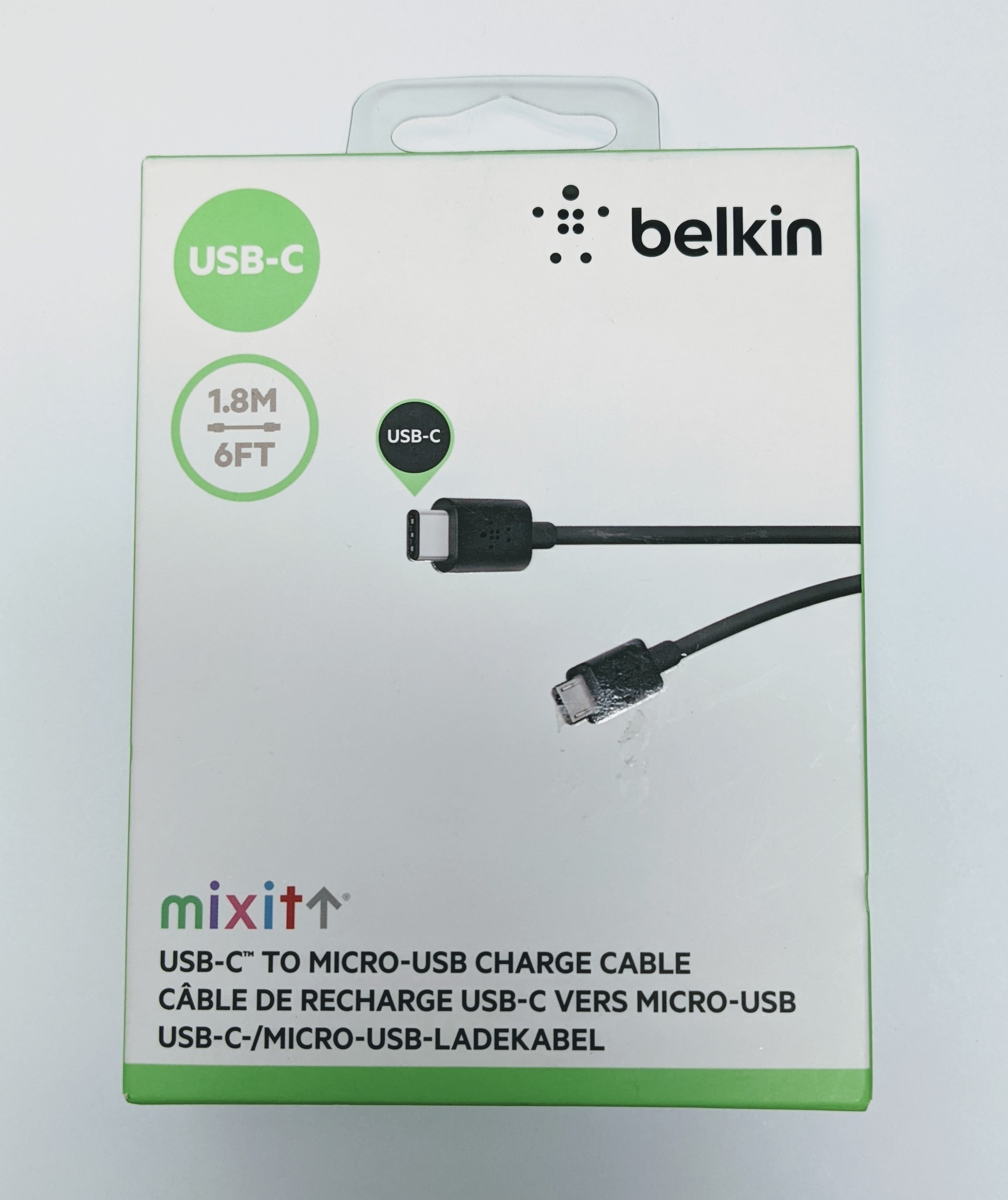Belkin USBC to MicroUSB Charge Cable Office Pro's