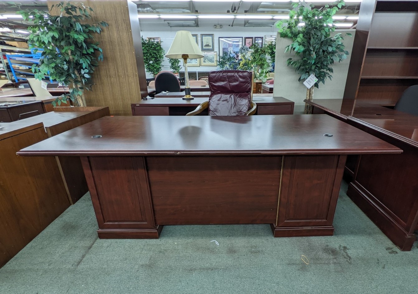 Used Double Pedestal Desk