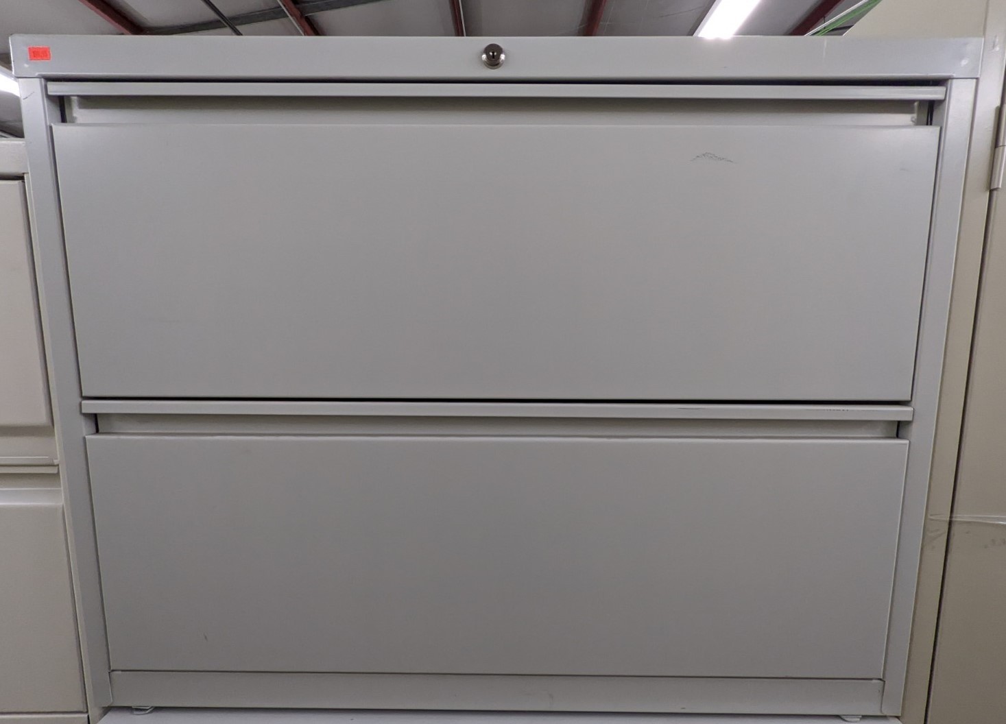Used Metal Lateral File Cabinet by Lorell