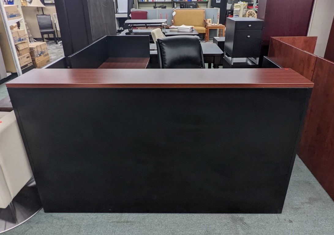 Used L-Shaped Reception Desk 