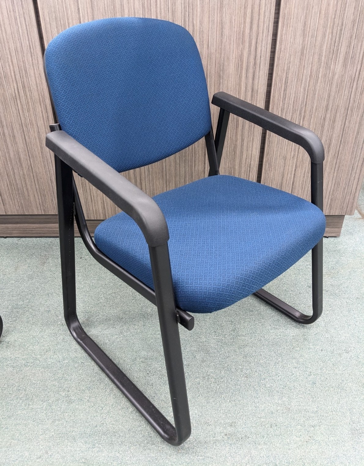 Used Guest Chair, Blue