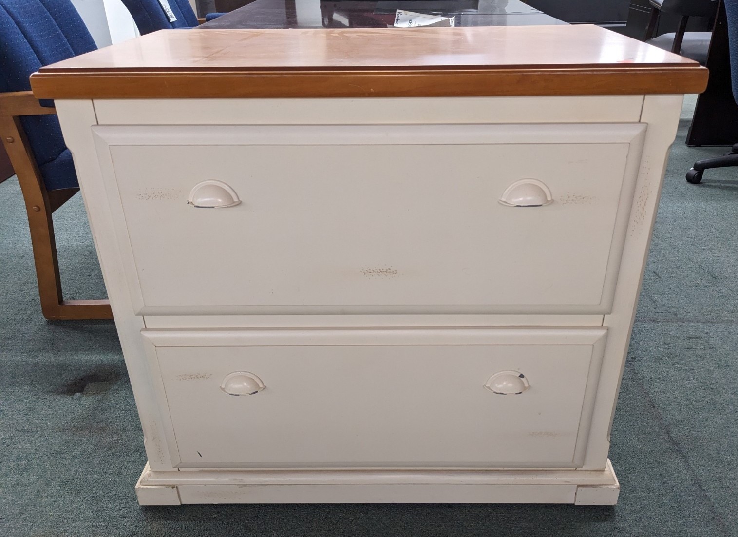 Cream and Maple Lateral File Office Pro's