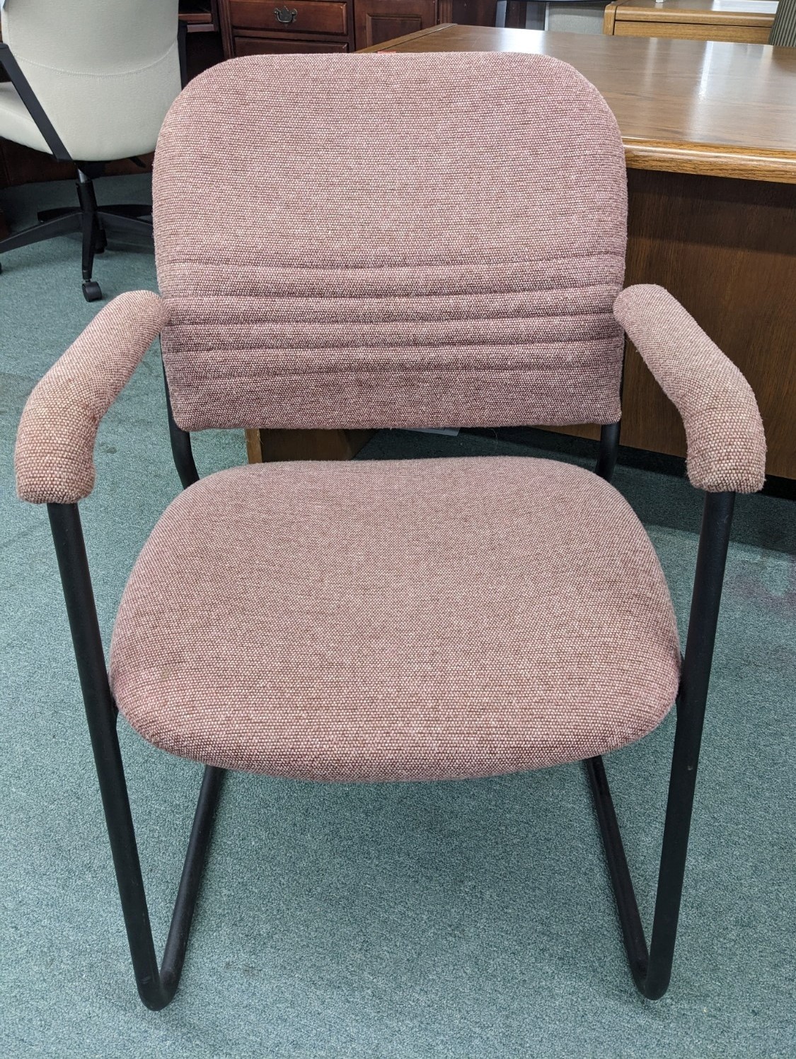 Used Guest Chair, Mauve