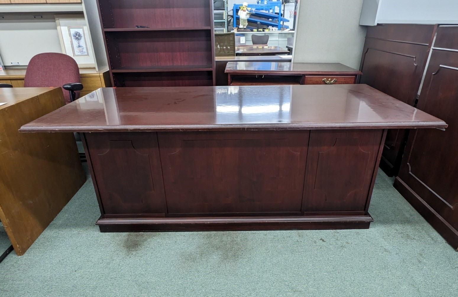 Cherry Executive Desk Office Pro's