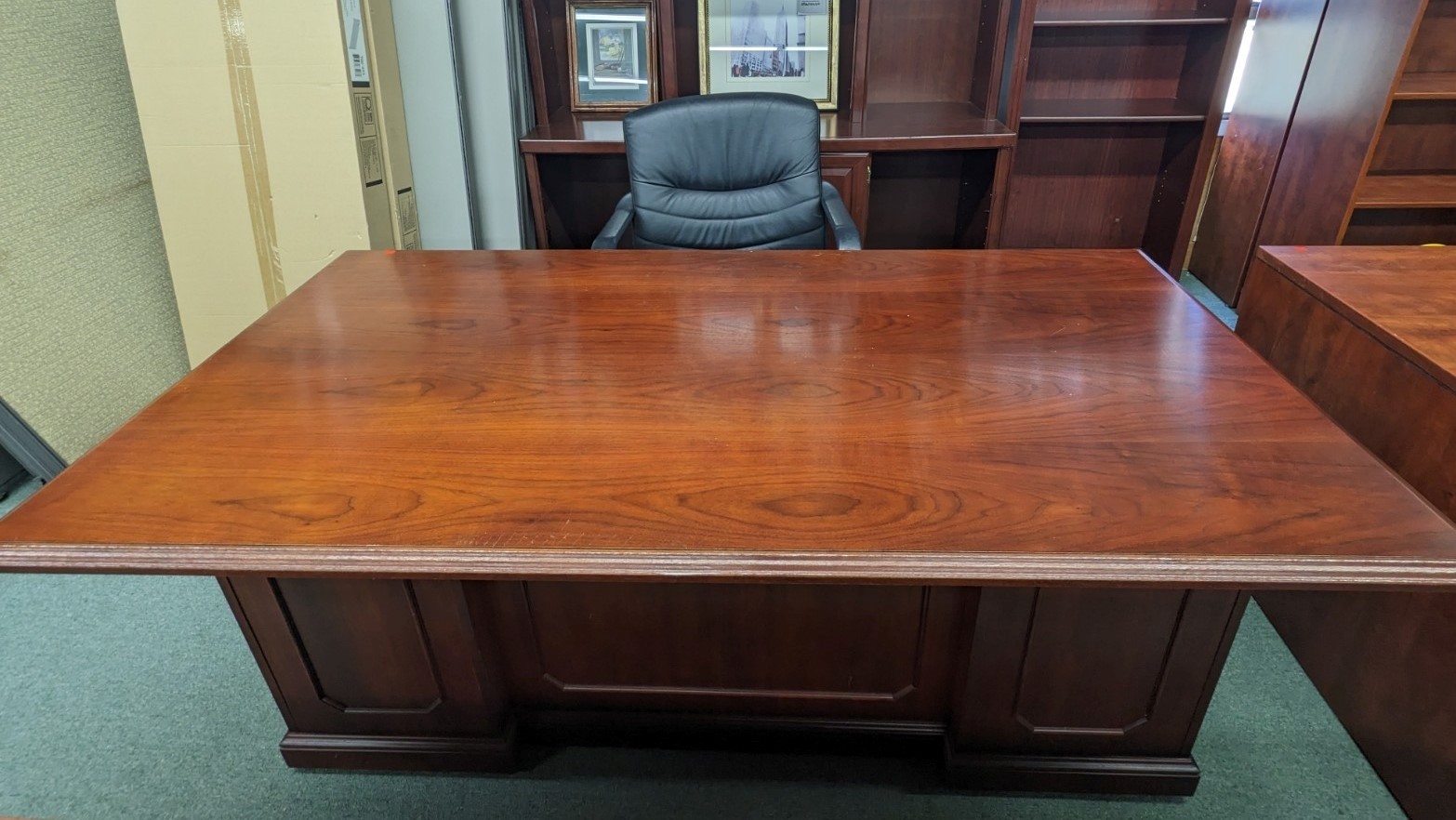 Cherry Executive Desk Office Pro's