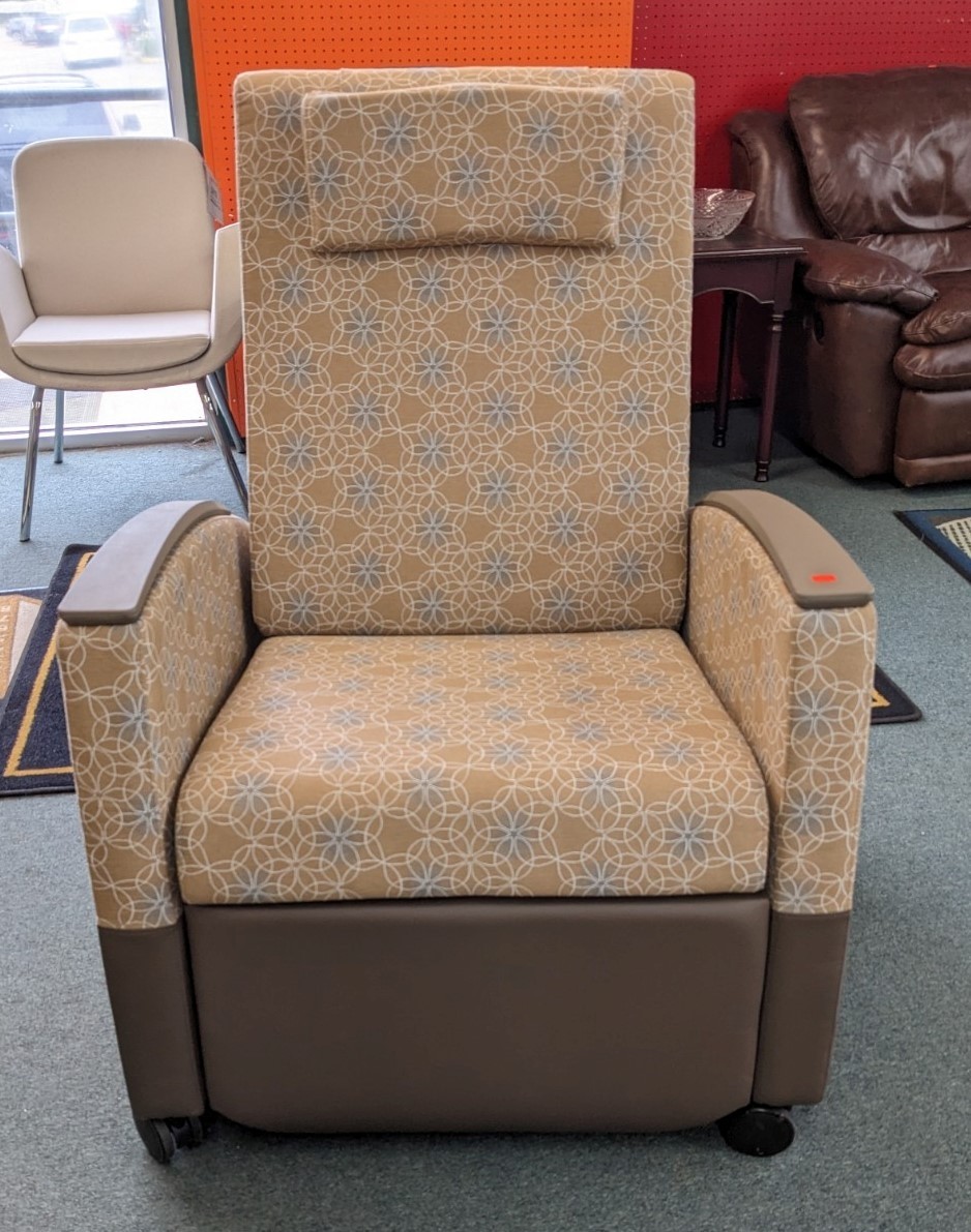 Upholstered Reclining Hospital Chair Office Pro's