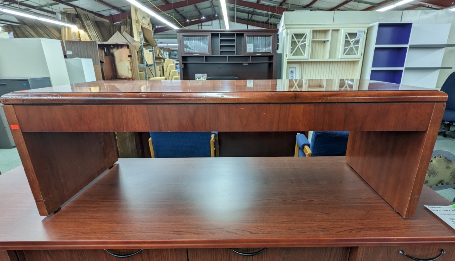 Cherry Desk Shelf Office Pro's