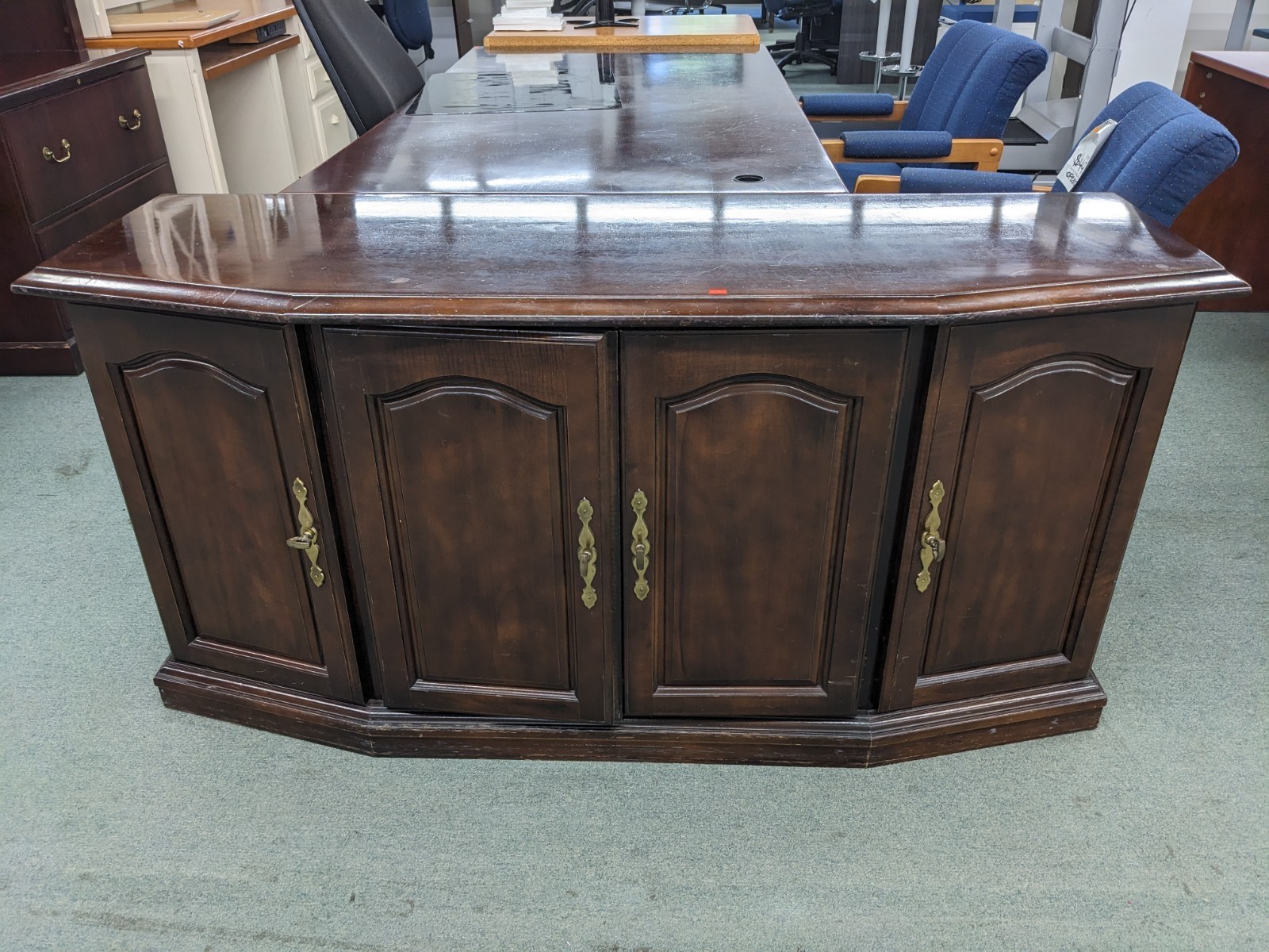 Walnut Credenza Office Pro's