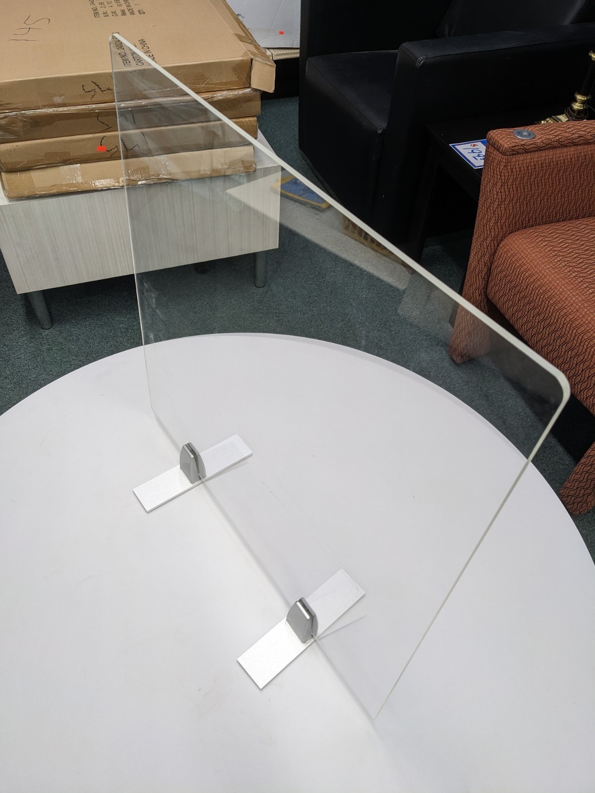 Clear Acrylic Desk Shield Office Pro's