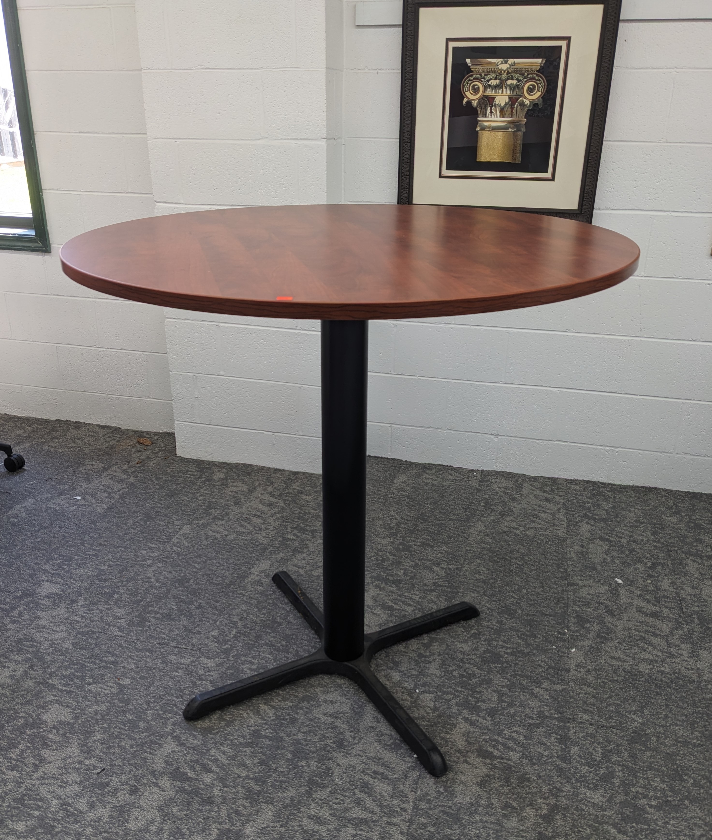Cherry Laminate Bar Height Table Office Pro's