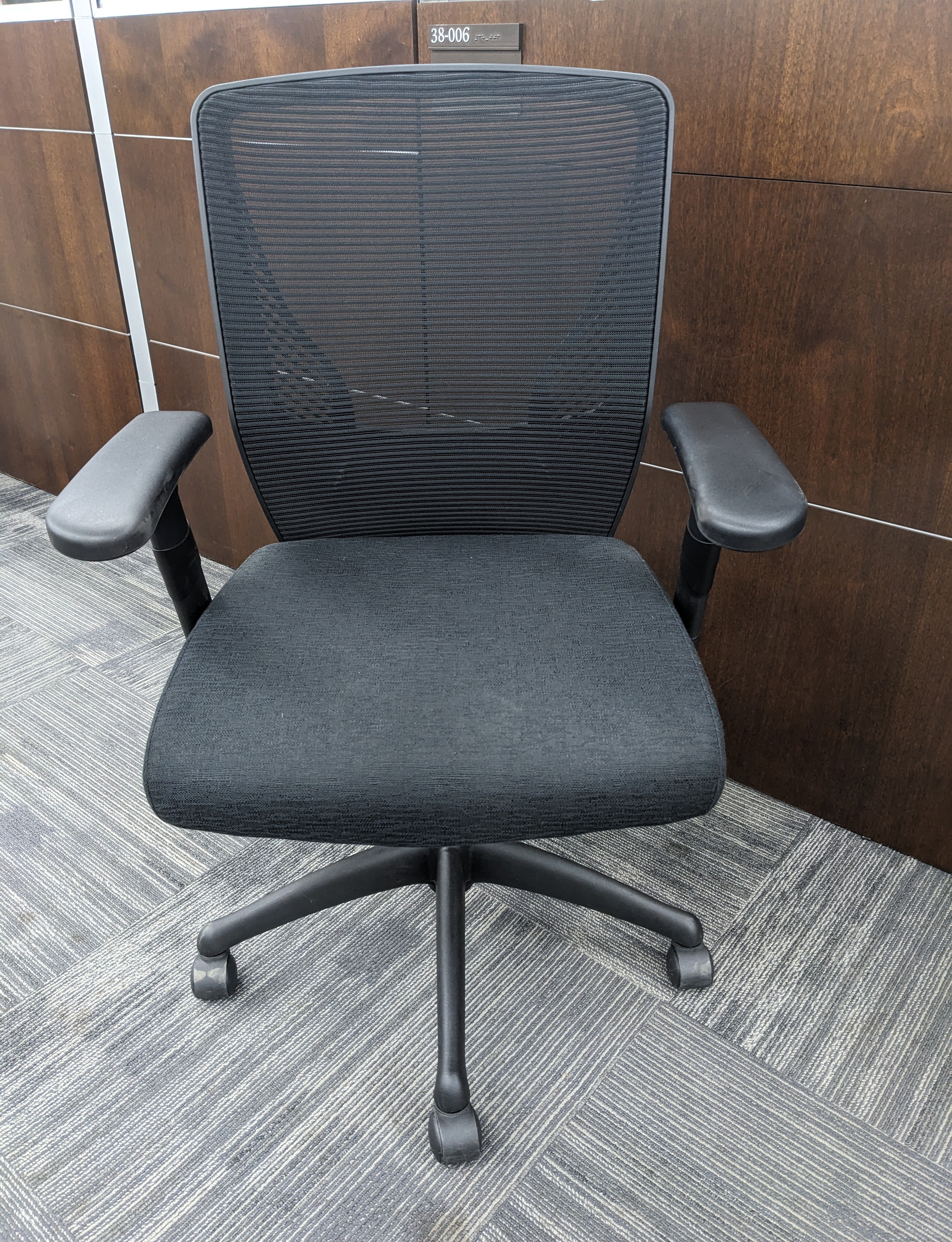 Used Black Task Chair by Conklin Office Furniture