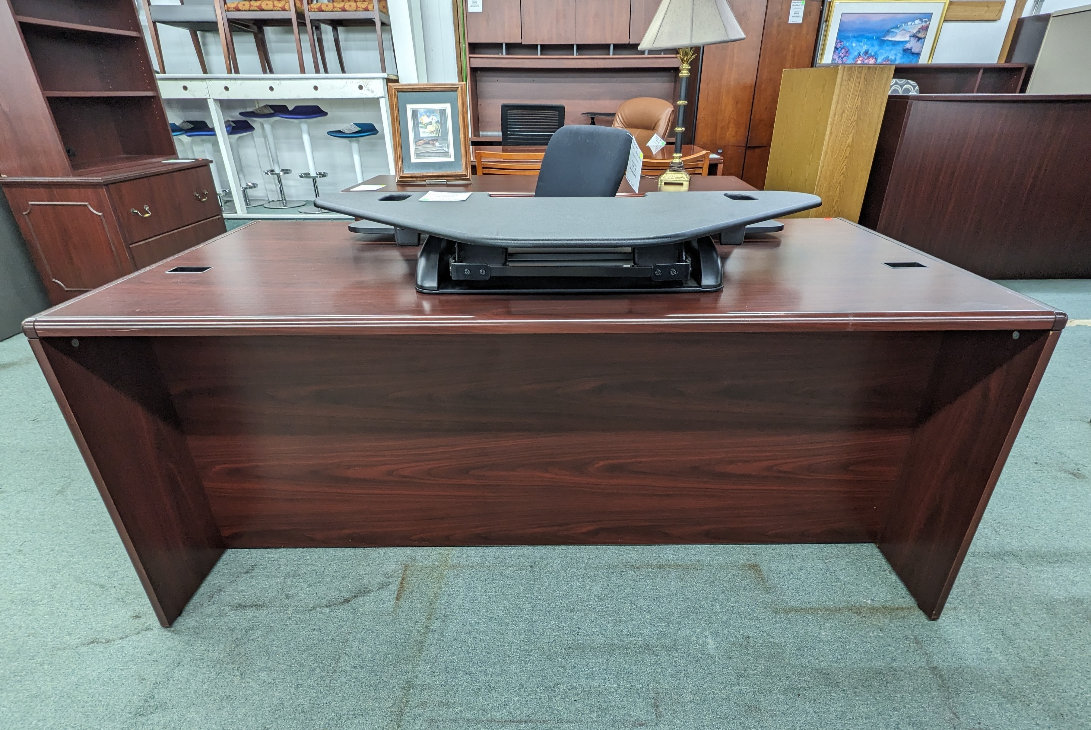 Mahogany Executive Desk Office Pro's
