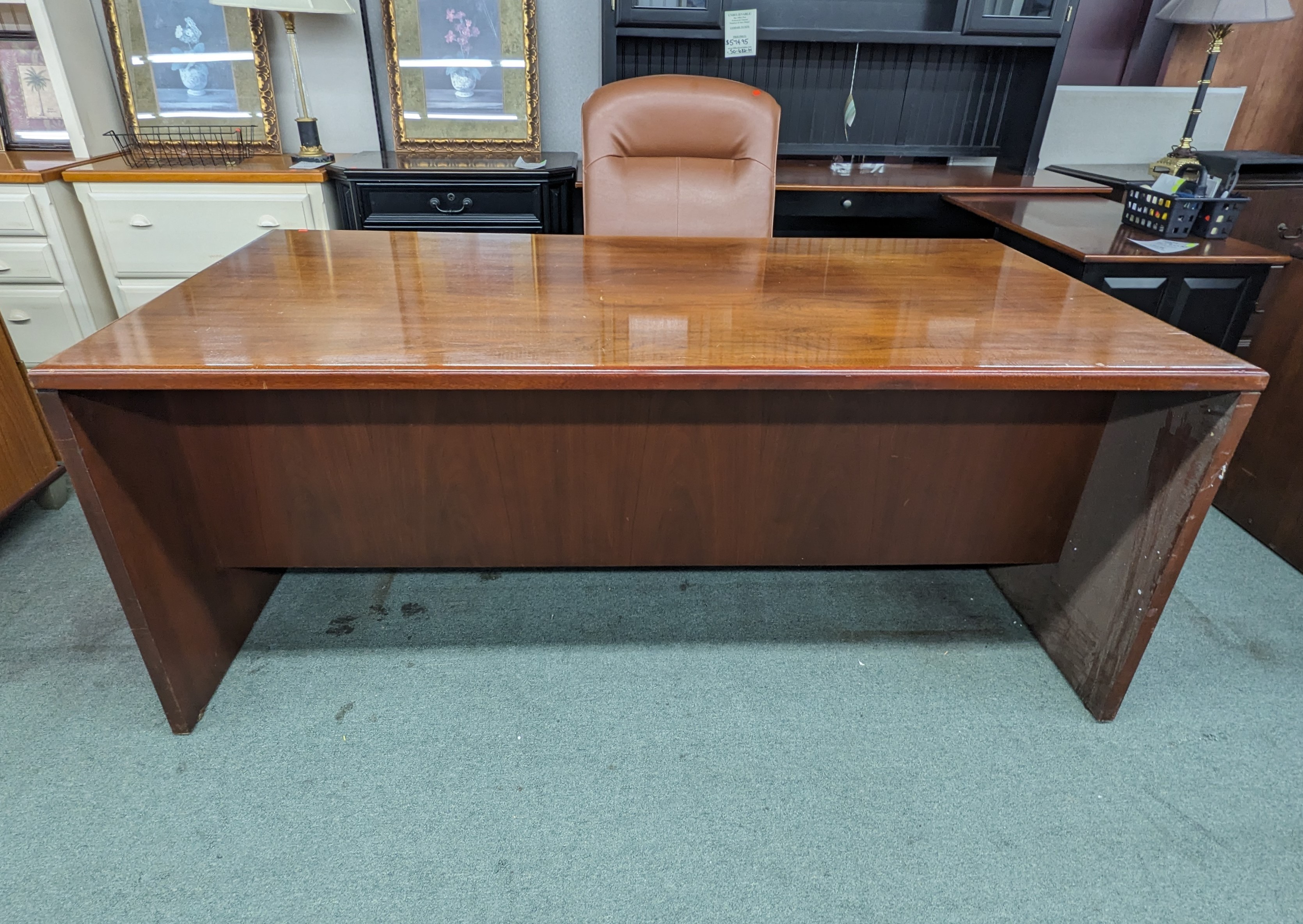 Cherry Executive Desk Office Pro's