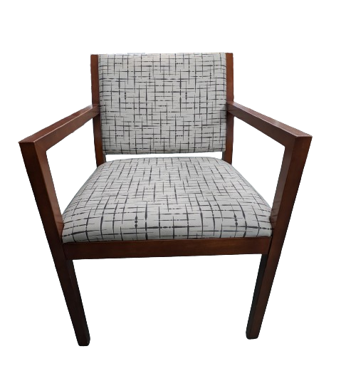 Used OFS Cherry Wood Frame Guest Chair
