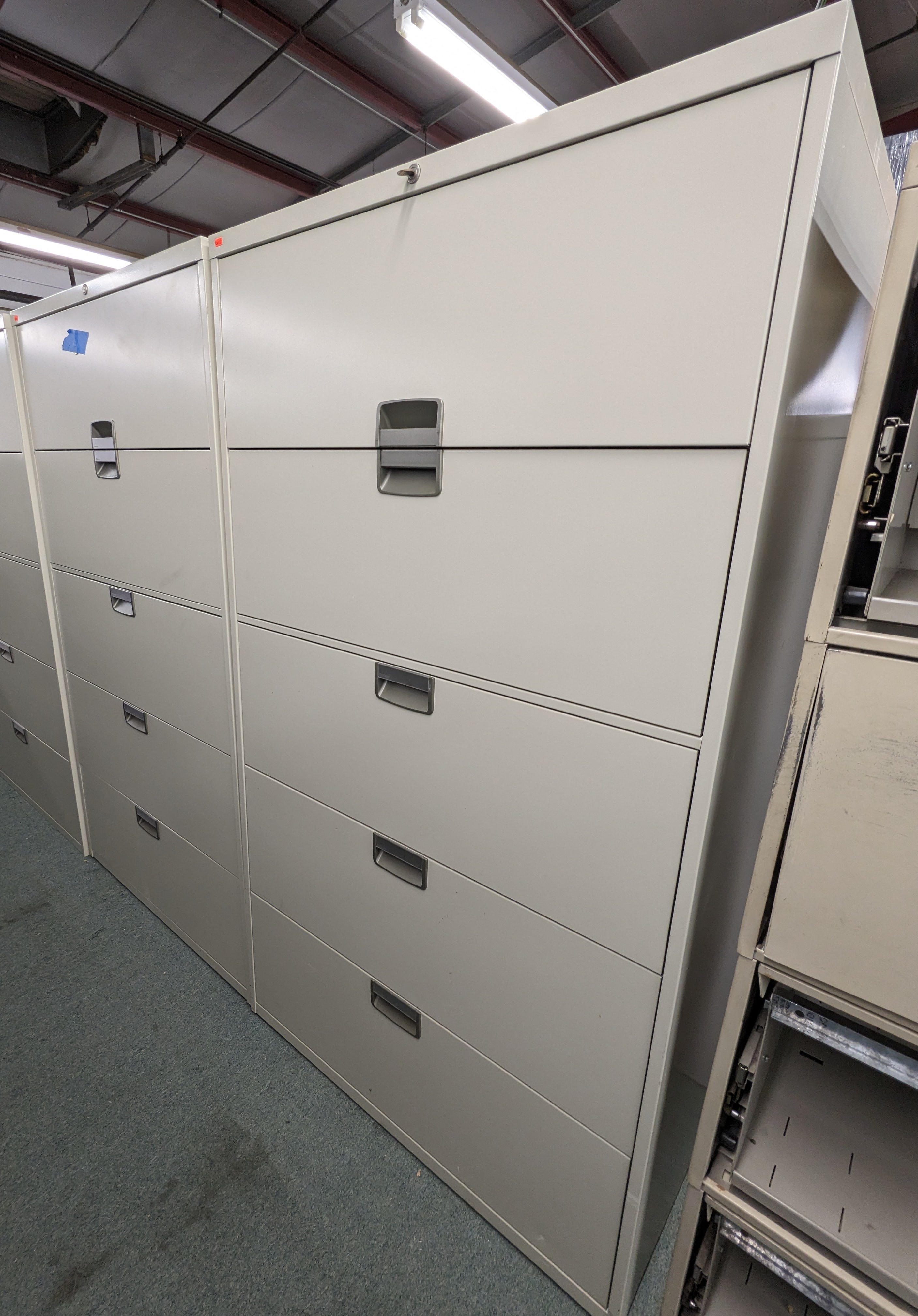 Used Turnstone 5 Drawer Lateral File, Tan
