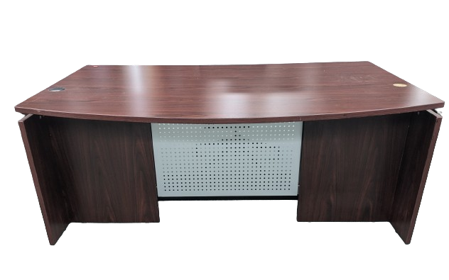 Used Bow Front Desk Shell