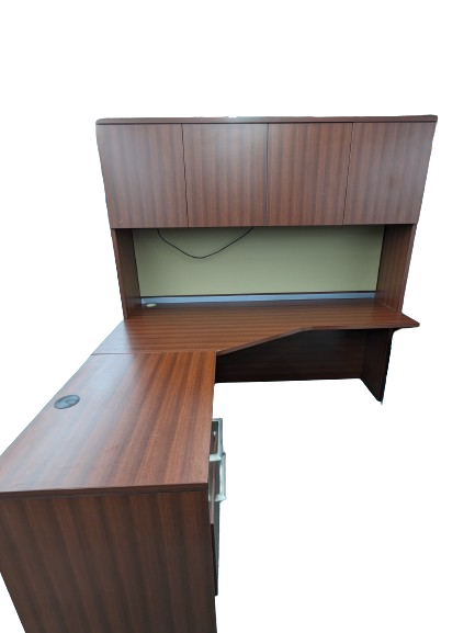 Used L-Shaped Desk and Hutch