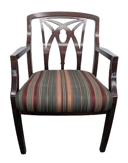 Used Guest Chair with Wooden Back