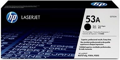 HP 53A Black Original LaserJet Toner Cartridge - Q7553A