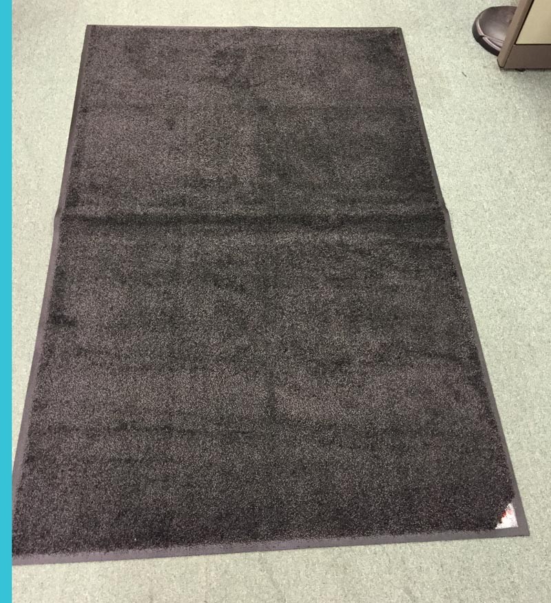 Indoor Mat Runner with Carpet Front and Rubber Back 3 x 10