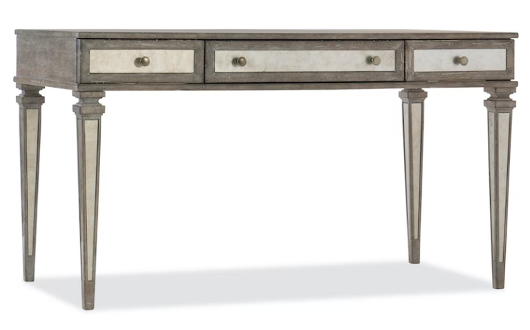 Hooker Furniture Home Office Rustic Glam Leg Desk