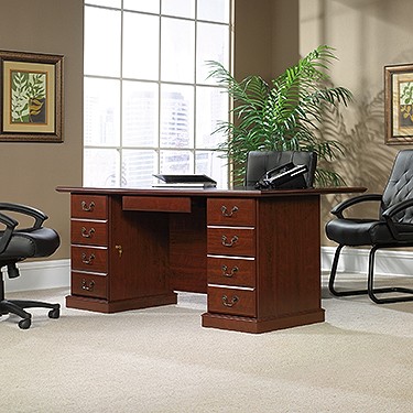 Sauder Heritage Hill 72 Inch Executive Desk 109843