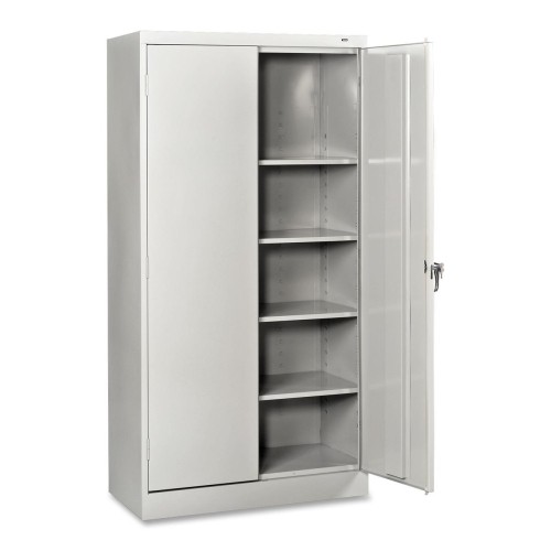 Tennsco Standard Two Door Light Gray Storage Cabinet 36W x 24D x 72H