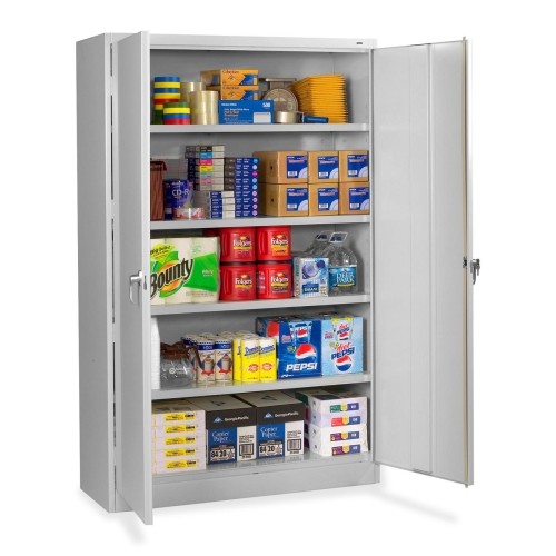 Tennsco Two Door Light Gray Jumbo Storage Cabinet 48W x 24D x 78H