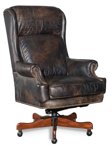 Hooker Furniture Home Office Tucker Executive Swivel Tilt Chair