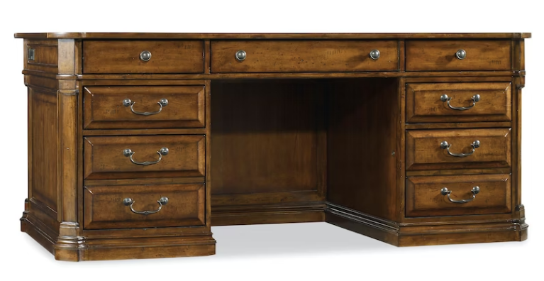 Hooker Furniture Home Office Tynecastle Executive Desk