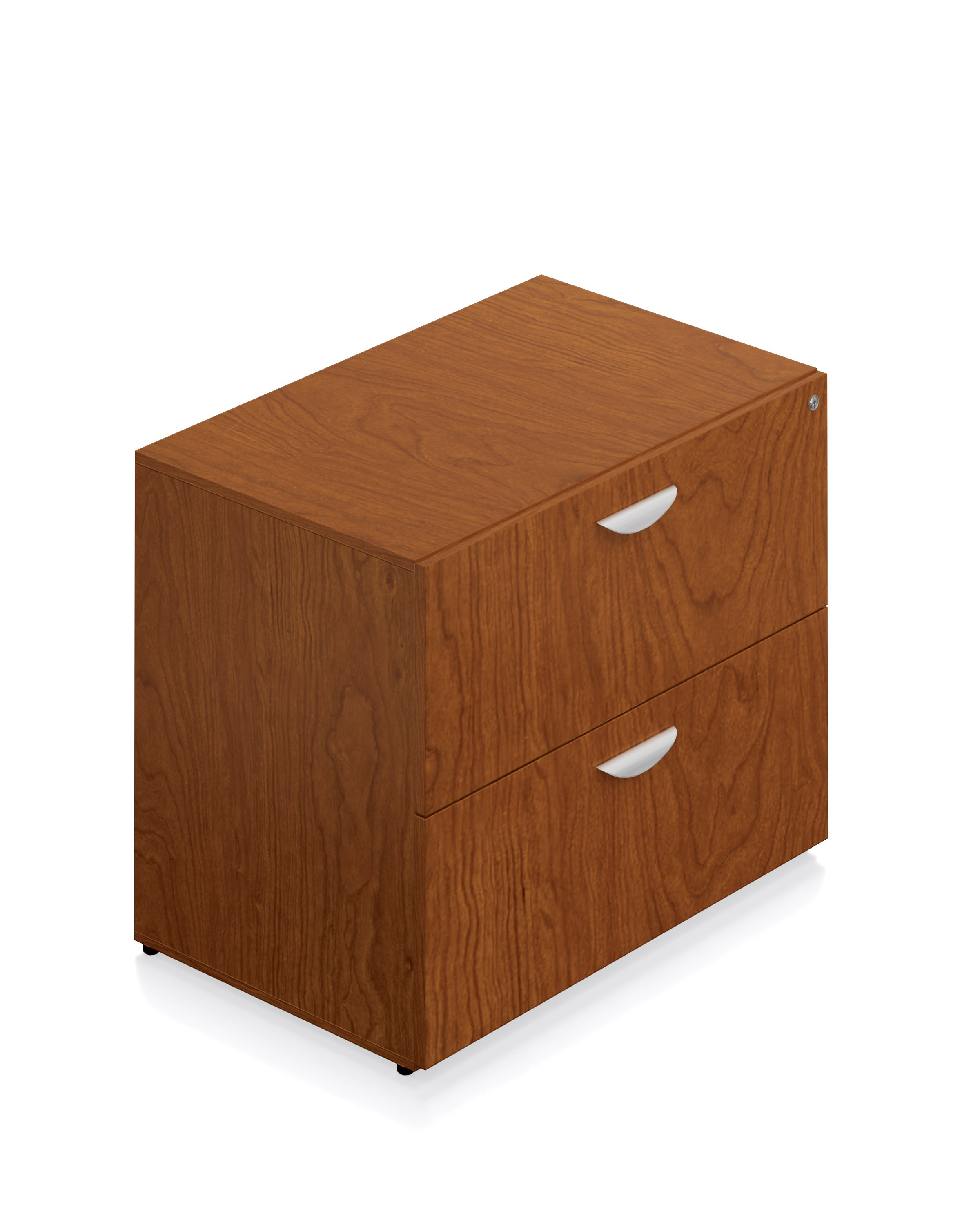 Ventnor Wood Veneer 2 Drawer Lateral File Pedestal