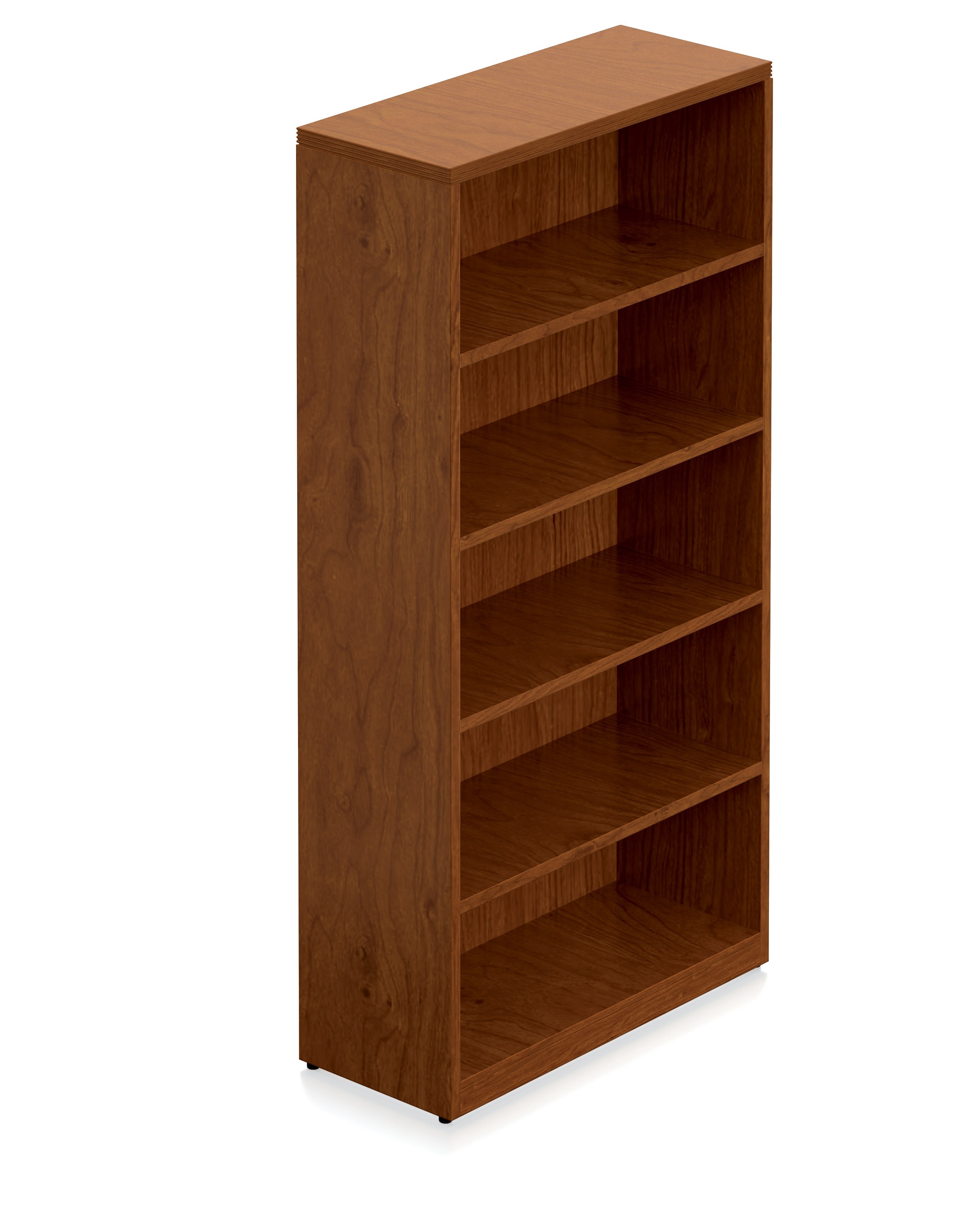Margate Wood Veneer 70" 5 Shelf Bookcase 