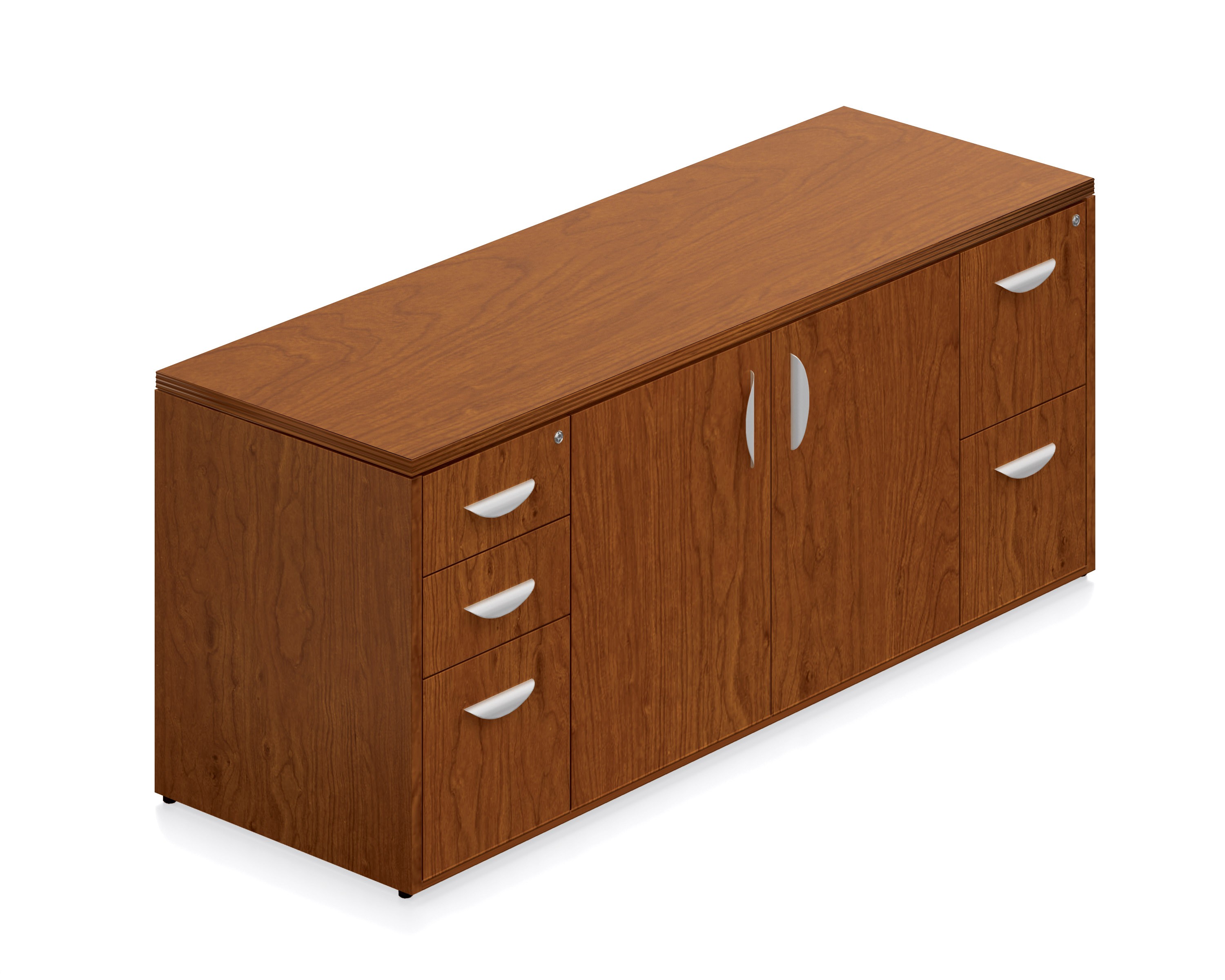 Ventnor Wood Veneer Storage Cabinet 