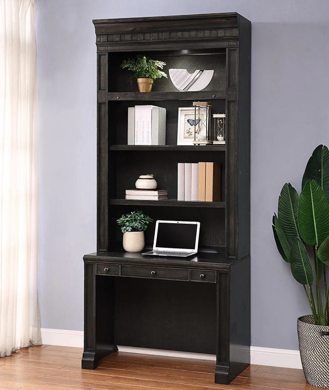 Washington Heights In-Wall Library Desk and Hutch by Parker House